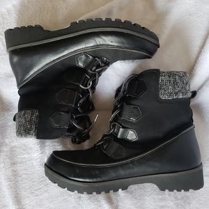 JBU by Jambu Mendoza Knit Black Boots Women's Size 6.5M